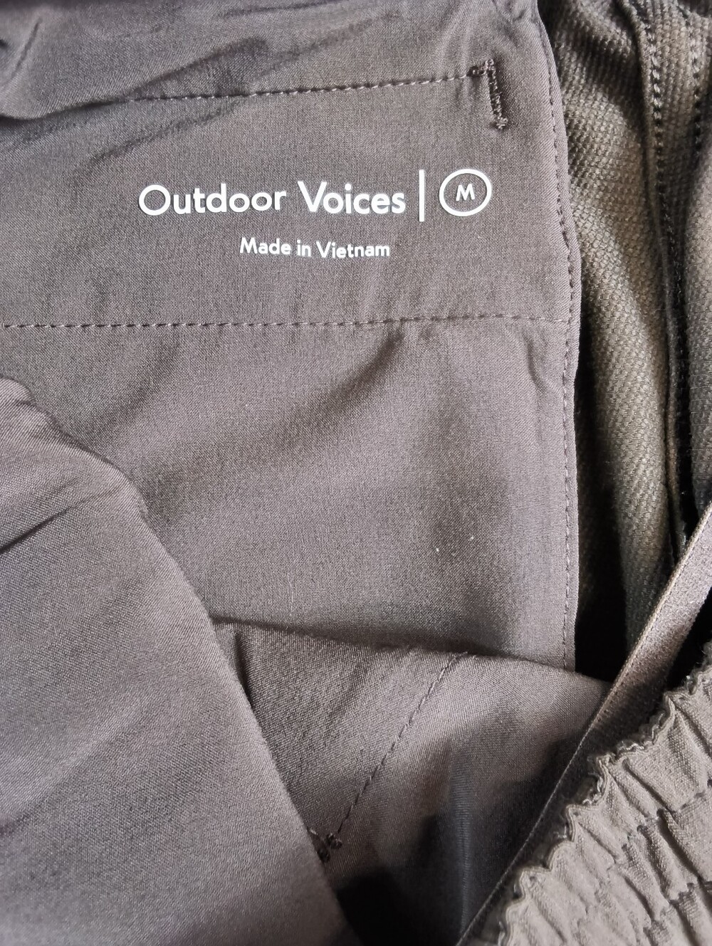 Outdoor Voices Tech Pants Brown Women’s Size M - Picture 3 of 3